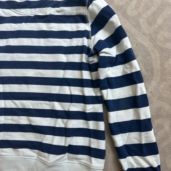 Kenzo Navy and White Striped Sweatshirt - Picture 5 of 5